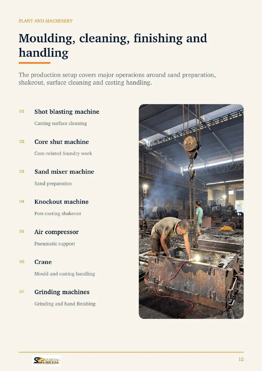 Shree Ram Metal catalogue page 12 - Plant & Machinery
