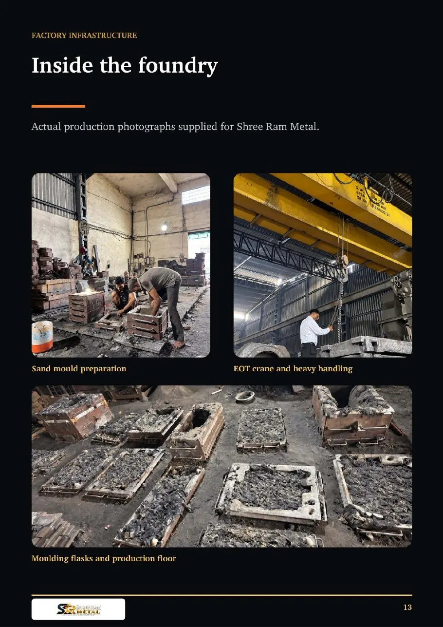 Factory infrastructure catalogue page