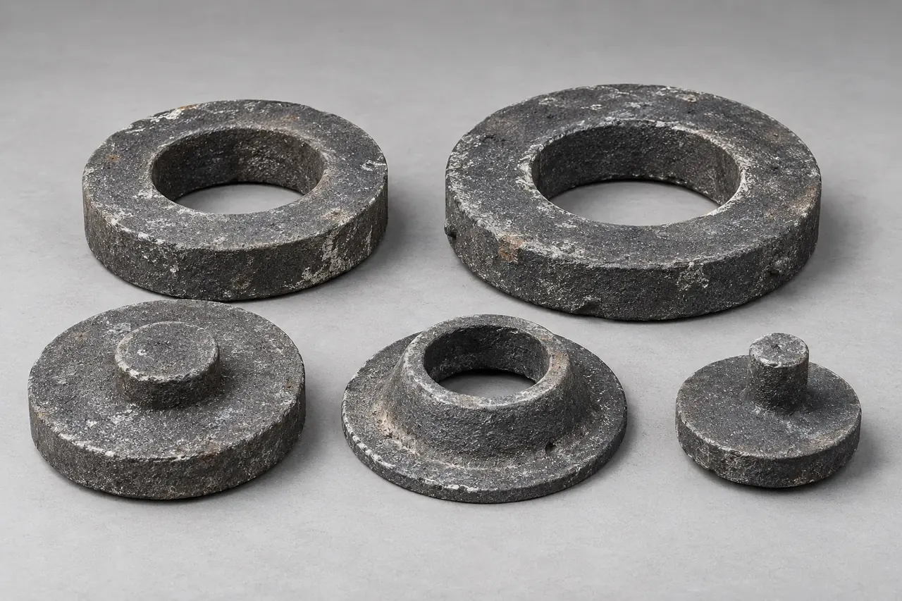 Commercial cast iron foundry environment