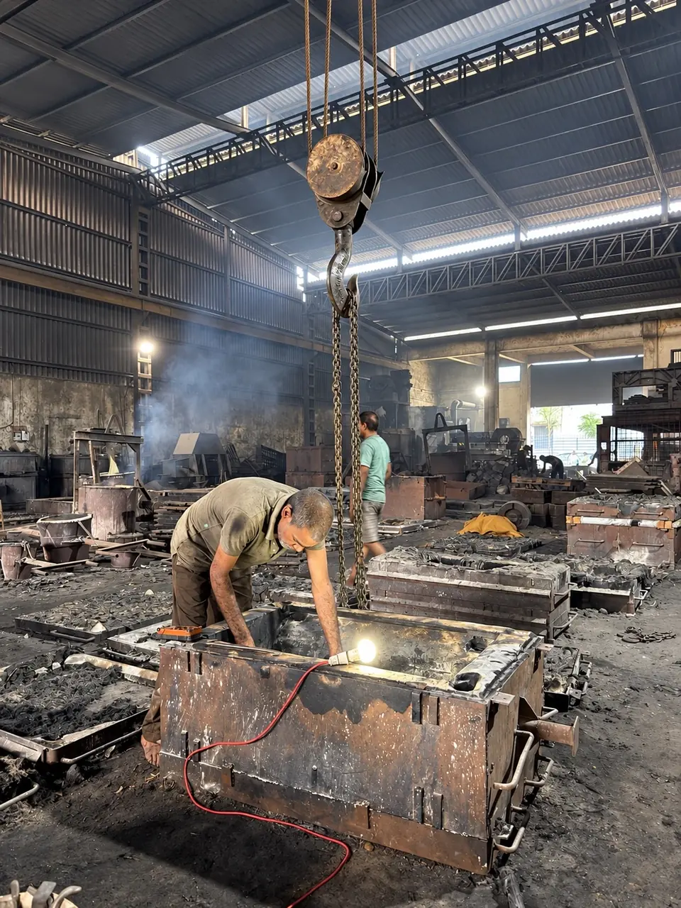 Mould handling process