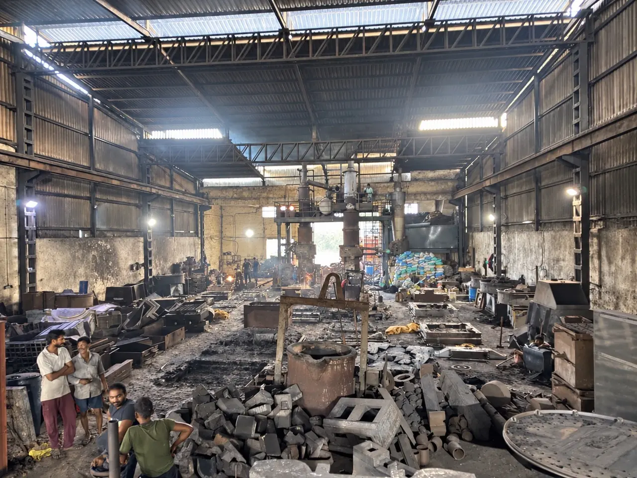 Shree Ram Metal foundry production floor